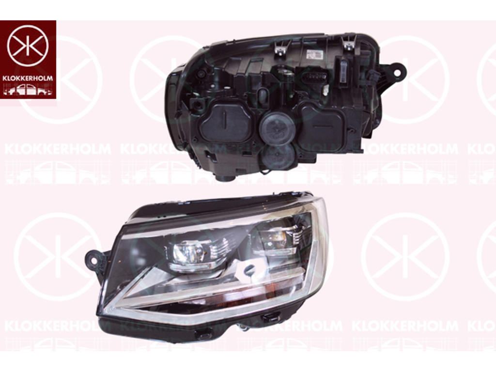Svetlomet, levá, LED, se svetlem denního svícení (LED), Valeo