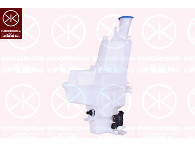 Washer Fluid Reservoir, window cleaning, with pump