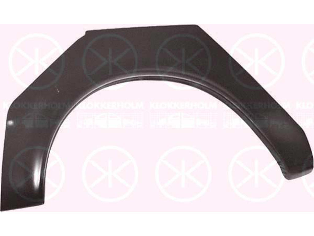 Quarter Panel, 2-dr, Wheel Arch Border, Repair Panel, Left Rear
