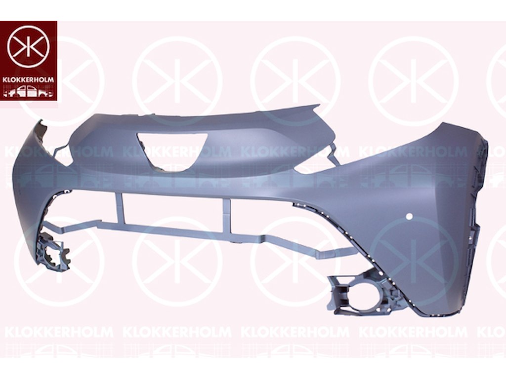 Bumper, w/primer, Front, with hole(s) for park distance control