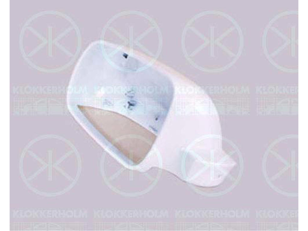 Housing, exterior mirror, w/primer, Right, Width [mm]: 130