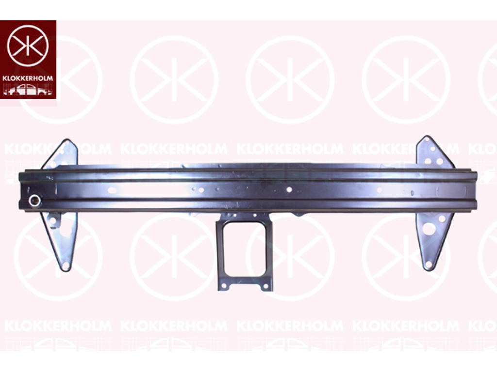 Support, bumper, Steel, Front, Model Year from: 2012