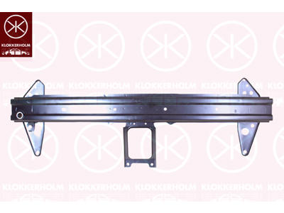 Support, bumper, Steel, Front, Model Year from: 2012