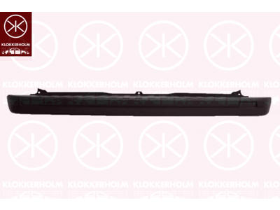 Bumper, Rear, black