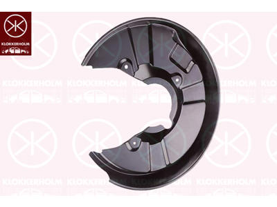 Bromssköld, Bakaxel höger, för bromsskivediameter [mm]: 255