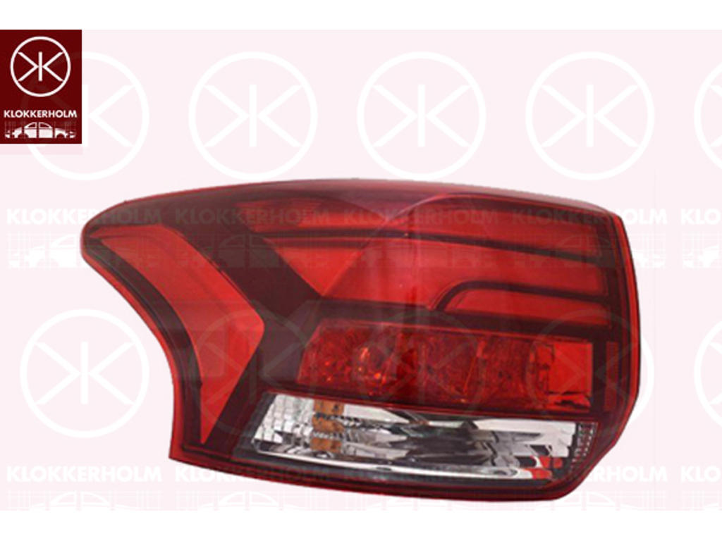 Kombinationsbackljus, Höger, LED, WY21W, med lamphållare