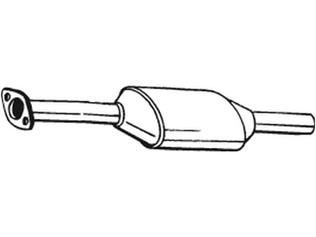Catalytic Converter, with mounting parts, Emission Standard: Euro 1, Emission Standard: Euro 2