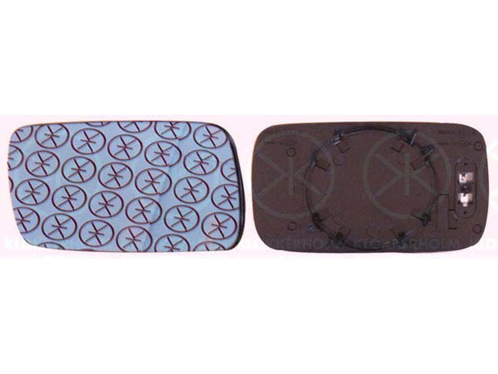 Зеркальное стекло, наружное зеркало, с обеих сторон, Количество втычных контактов: 2, Ширина [мм]: 156, обогреваемый, выпуклый, тонированное