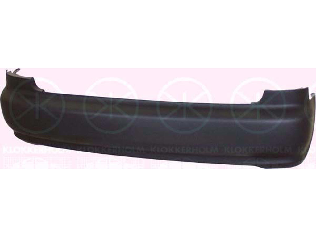 Bumper, Rear, black