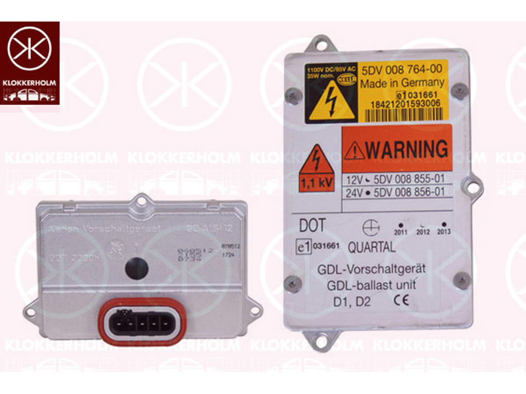 Ballast, gas discharge lamp, Hella