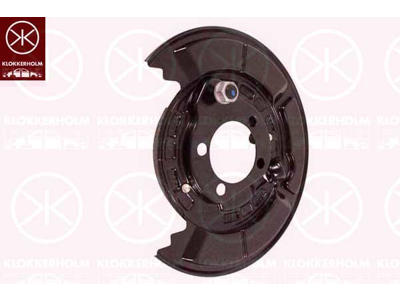 Splash Guard, brake disc, Rear Axle Left