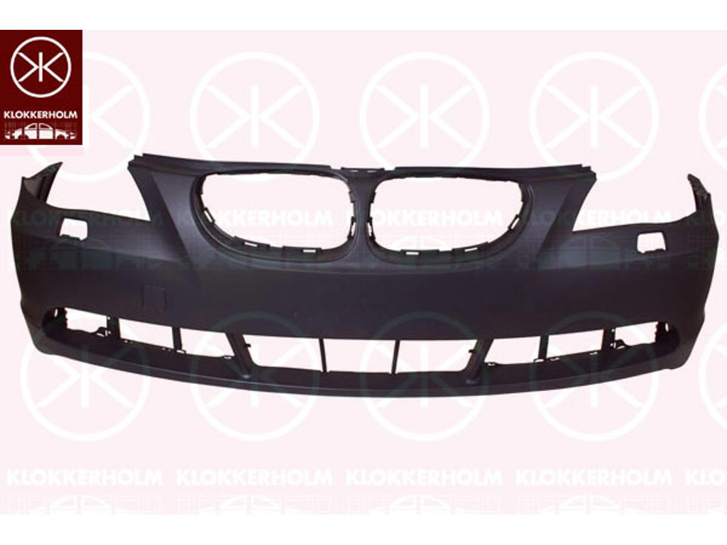 Bumper, w/primer, Front, with hole(s) for washer nozzle