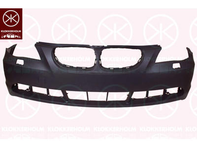 Bumper, w/primer, Front, with hole(s) for washer nozzle