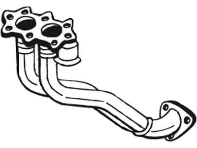 Exhaust Pipe, See accessories list for additionally required parts:  