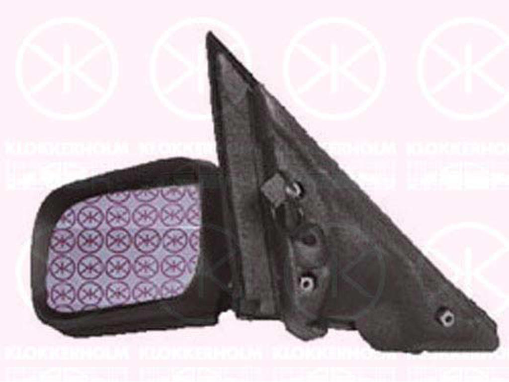 Exterior Mirror, w/primer, for electric mirror adjustment, Aspherical, Heatable, Left