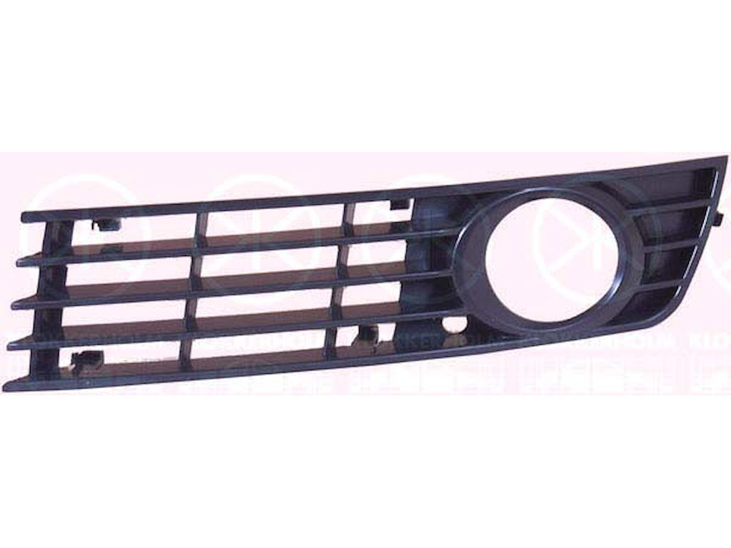 Ventilation Grille, bumper, Left Front, with hole(s) for fog lights, with air slots