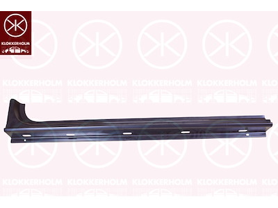 Quarter Panel, Left Front, for vehicles with sliding door, Lower Section, Repair Panel, Thickness [mm]: 1.0