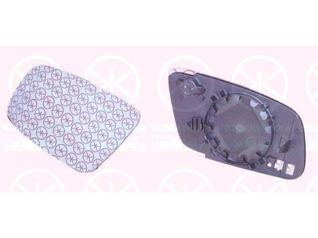 Mirror Glass, exterior mirror, Aspherical, Heatable, Left, Width [mm]: 175
