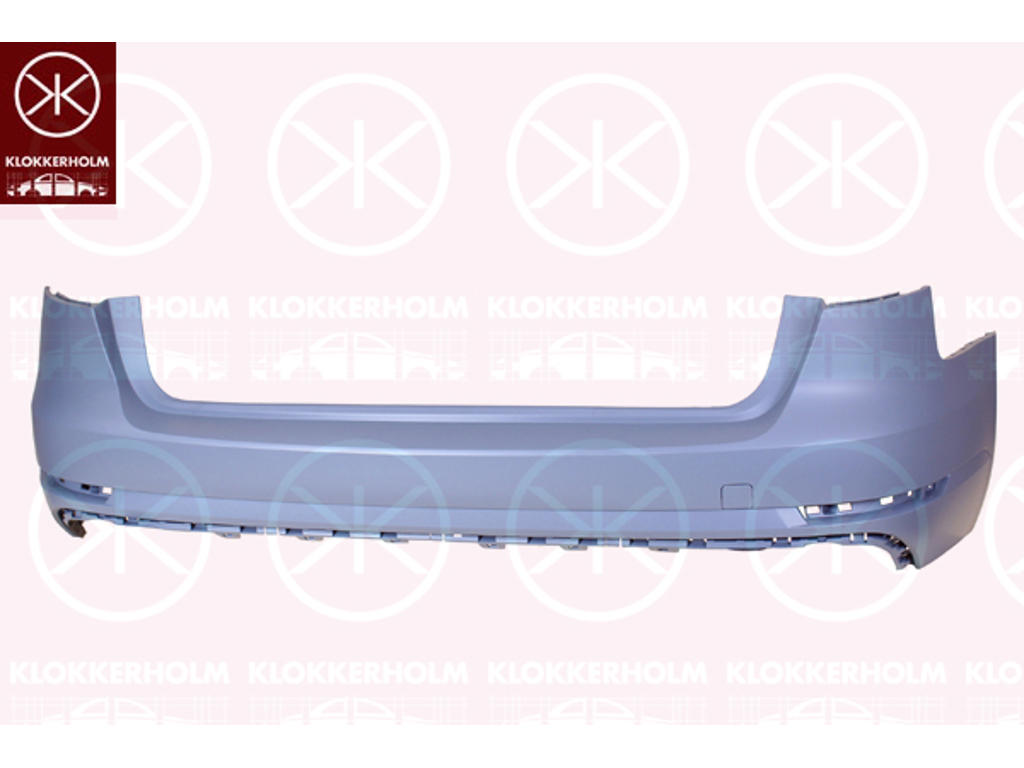 Bumper, w/primer, Rear