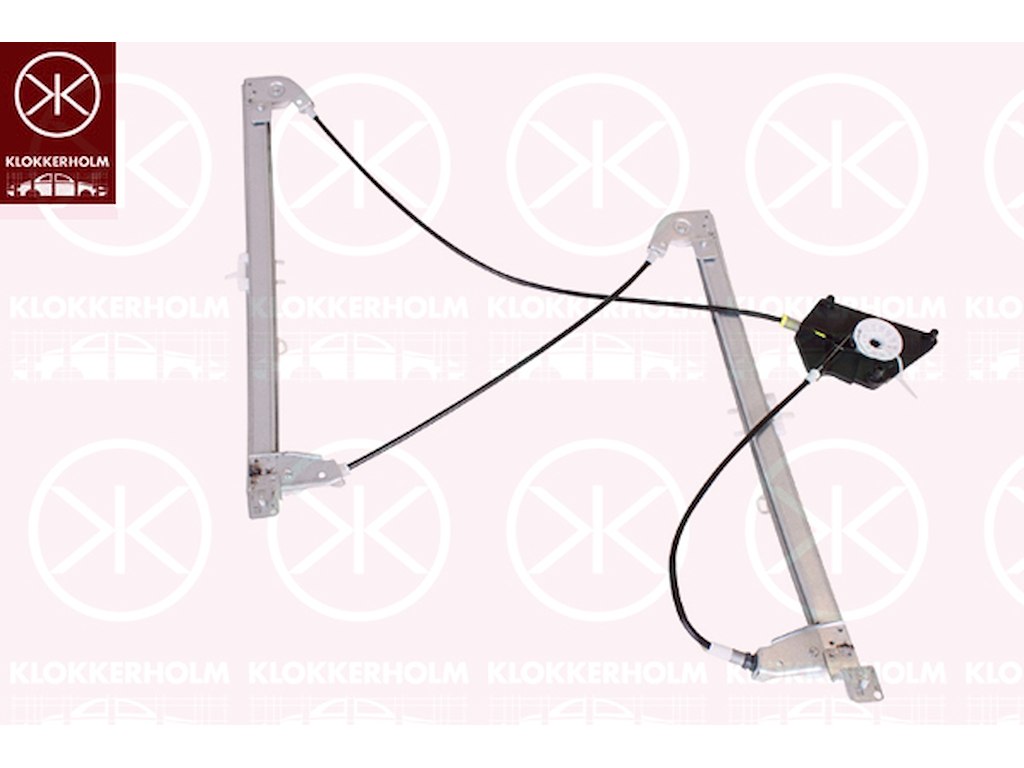 Window Regulator, 4/5-drs, without electric motor, Electric, Right Front