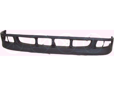 Bumper, Front, black, Lower Section