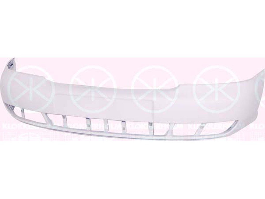 Bumper, w/primer, with reinforcement, for vehicles without headlamp cleaning system, Front