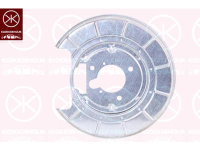 Splash Guard, brake disc, Rear Axle Left, Diameter 1/Diameter 2 [mm]: 321/70, Zinc-coated