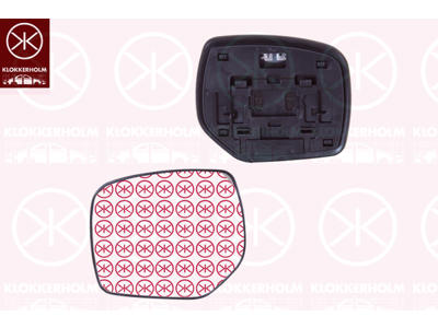 Spegelglas, yttre spegel, Höger, uppvärmbar, konvex