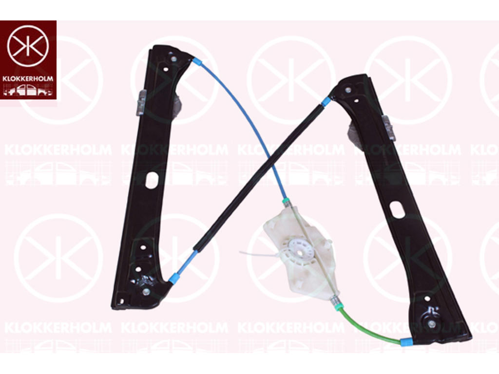 Window Regulator, without electric motor, Electric, Right Front