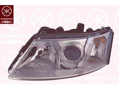Headlight, Illuminance [lx]: 37.5, Left, Xenon, D2S/H7, with motor for headlamp levelling