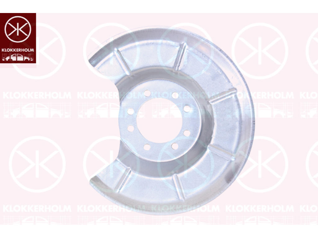 Bromssköld, Bakaxel, Diameter 1/diameter 2 [mm]: 308/75, förzinkad