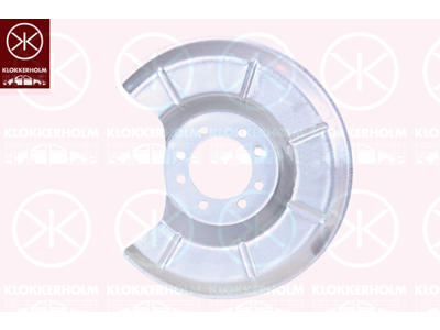 Bromssköld, Bakaxel, Diameter 1/diameter 2 [mm]: 308/75, förzinkad
