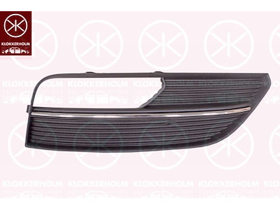 Ventilationsgaller, stötfångare, till höger fram, med hål för dimljus