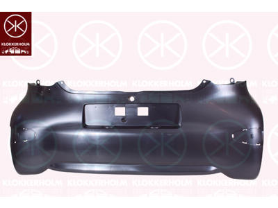 Bumper, Rear, Smooth