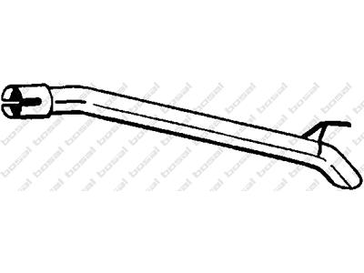 Exhaust Pipe, See accessories list for additionally required parts:  