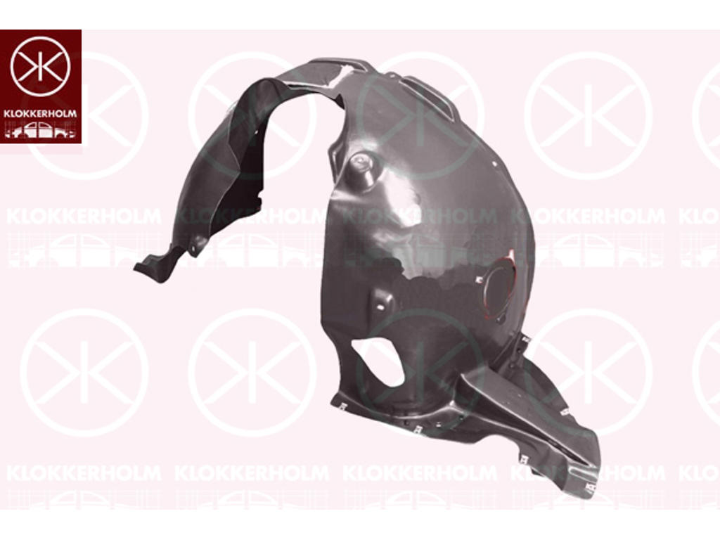 Liner, wheelhouse, Plastic, Right Front