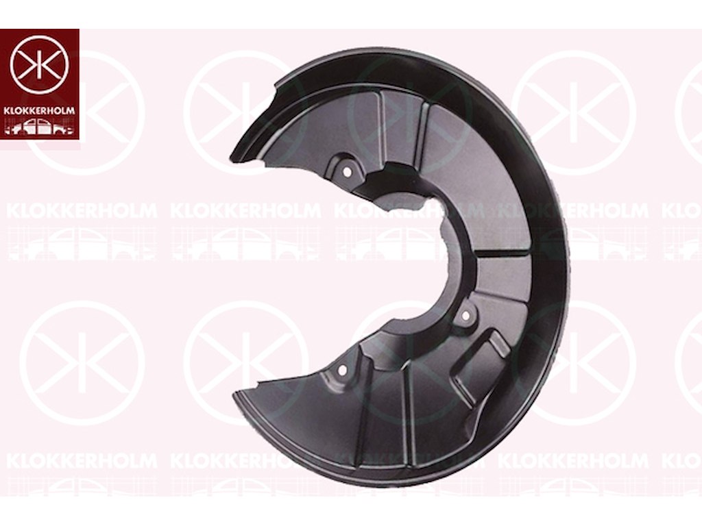 Stænkskærm, bremseskive, Bagaksel venstre, til bremseskivediameter [mm]: 255