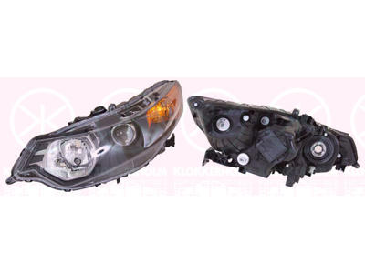 Headlight, HB3, H1, with motor for headlamp levelling, Right, Indicator Colour: yellow, Illuminance [lx]: 17.5