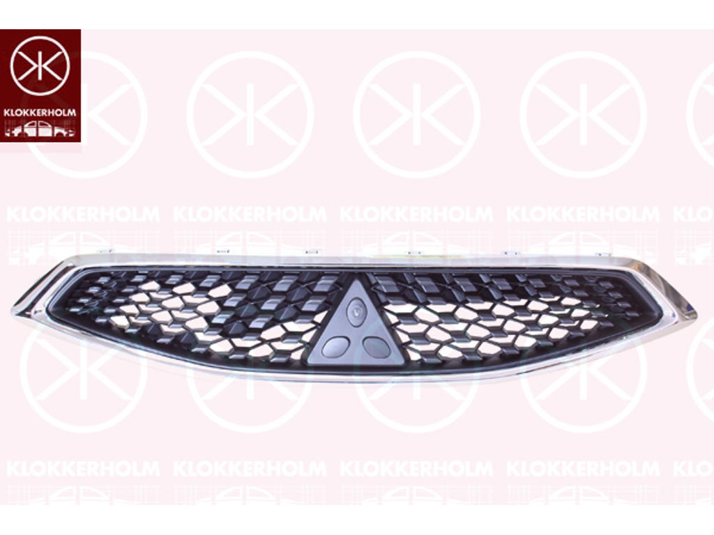 Ram, kylargrill, krom/svart