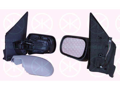 Exterior Mirror, Left, for electric mirror adjustment, Heatable, w/primer, Convex