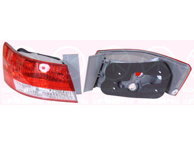 Tail Light Assembly, without bulb holder, Left, Outer section