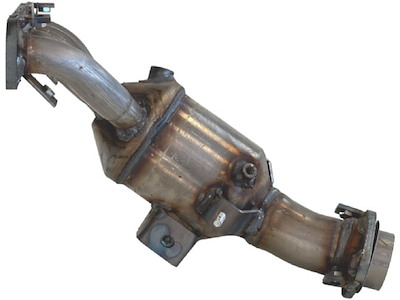 Catalytic Converter, with mounting parts, Euro 4