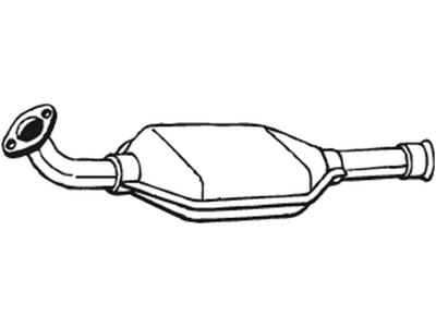 Catalytic Converter, with mounting parts, Emission Standard: Euro 1, Emission Standard: Euro 2