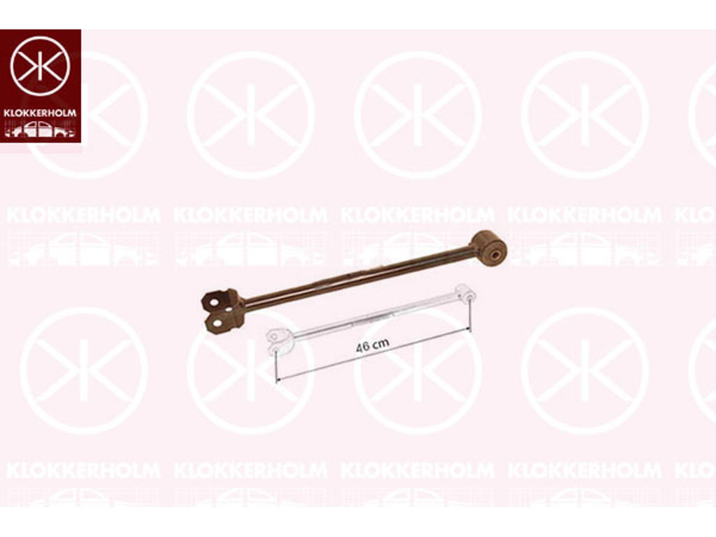 Link/Coupling Rod, stabiliser bar, Rear Axle both sides, Trailing Arm, Guide Rod, Length [cm]: 46