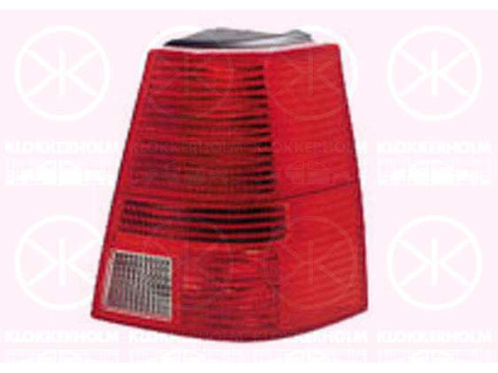 Tail Light Assembly, Left, Indicator Colour: red, without bulb holder