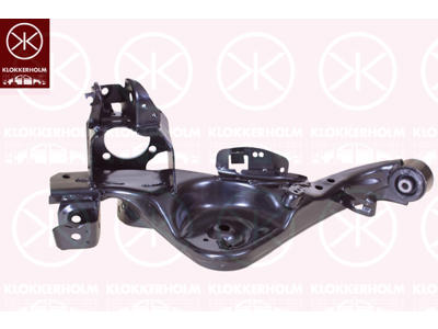 Control/Trailing Arm, wheel suspension, with bush, Upper section, Rear Axle Left, Control Arm