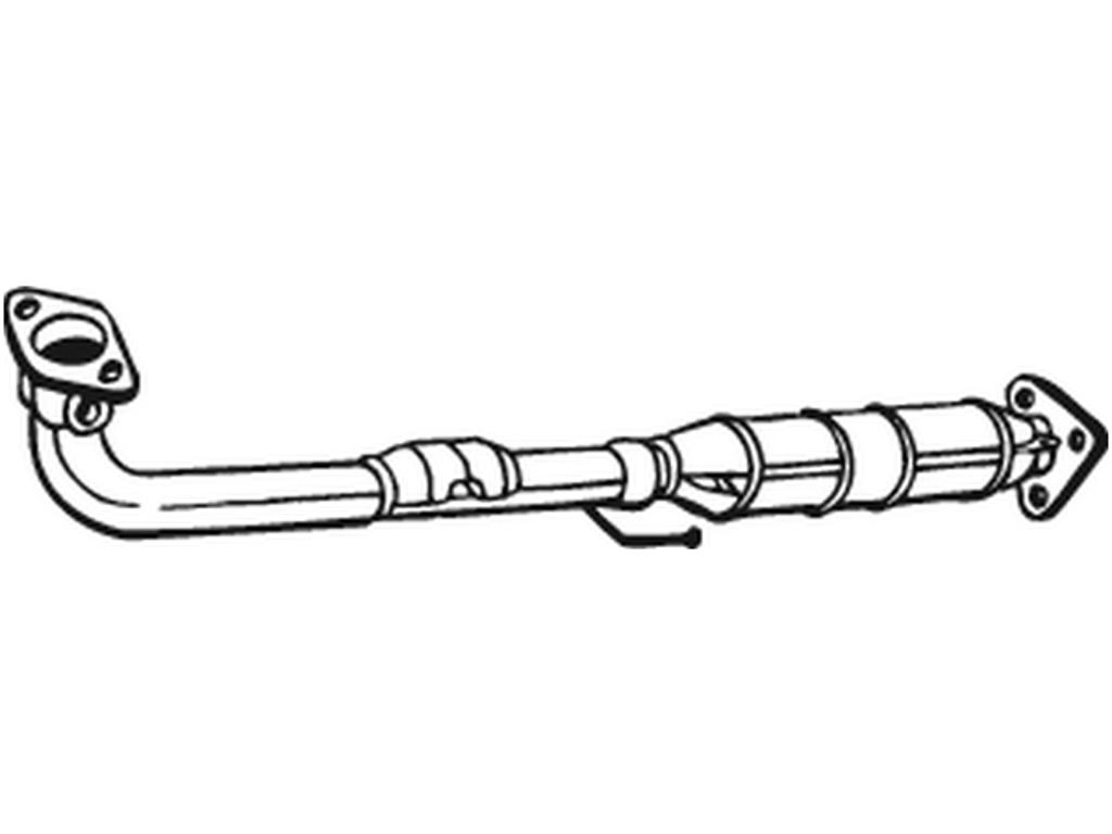 Catalytic Converter, with mounting parts, Emission Standard: Euro 3, Euro 4
