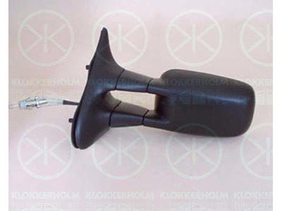 Exterior Mirror, Control: cable pull, Convex, Left