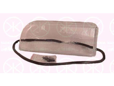 Diffusing Lens, headlight, H1/H1, Left