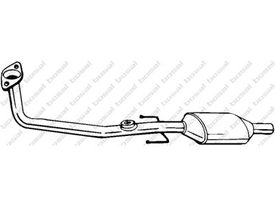 Catalytic Converter, with mounting parts, Emission Standard: Euro 2, Emission Standard: Euro 3